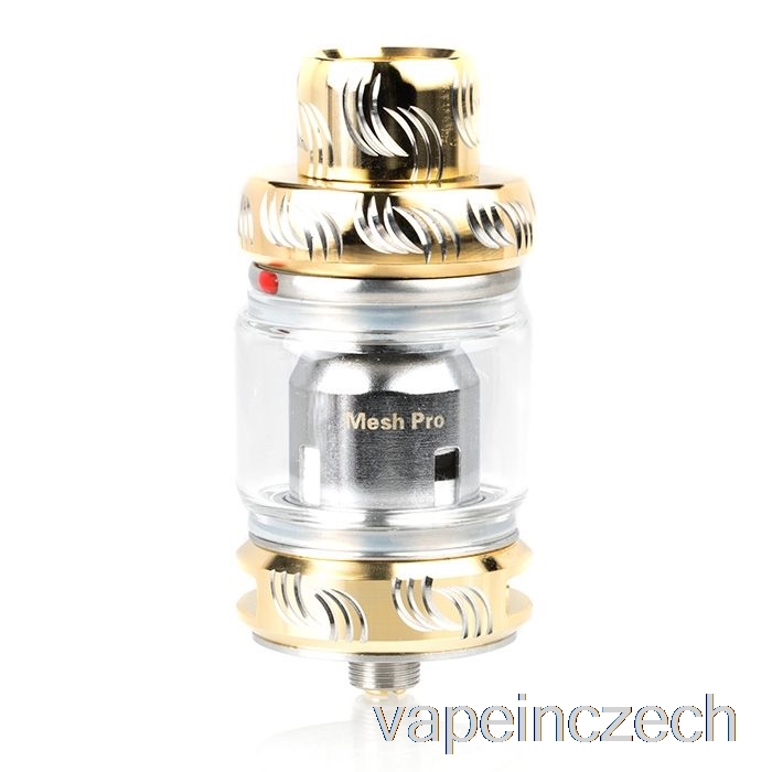 Freemax Mesh Pro Sub-ohm Tank Metal Gold Vape Bez Nikotinu